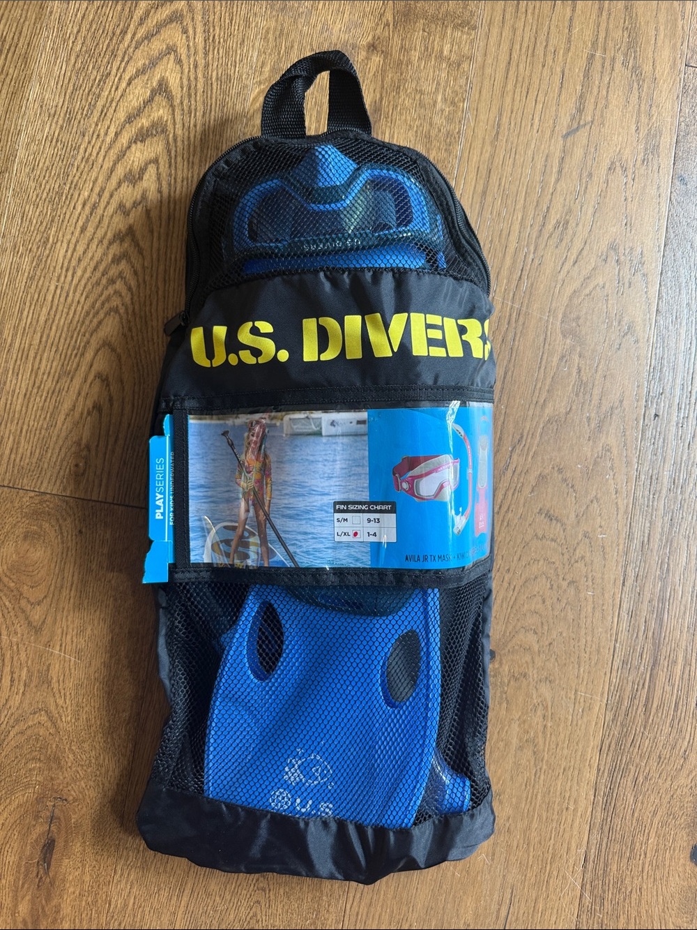 US Divers kids Mask, fins and snorkel set